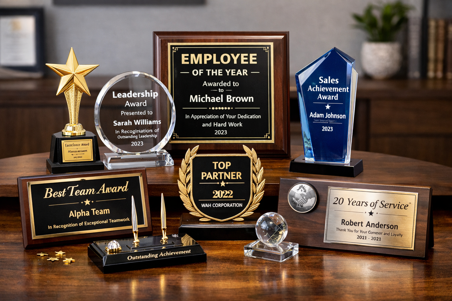Corporate Awards and Plaques